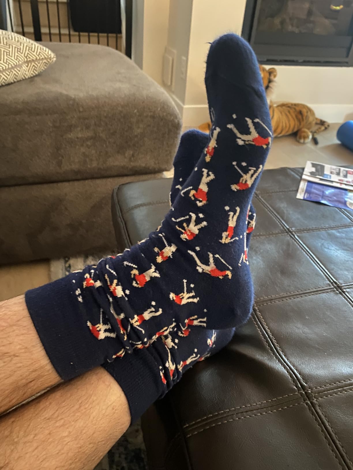 Shanker Golf Socks - Funny Angry Golfer Socks - Funny Golf Gift for Men customer photo 1