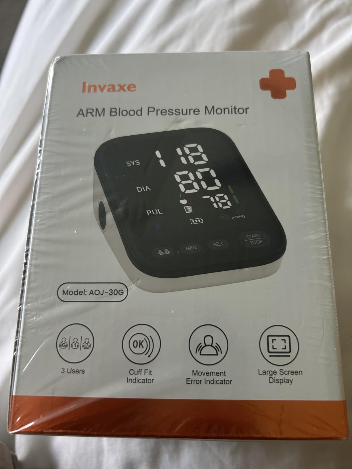 Blood Pressure Machine with Adjustable Large Cuff 9-17 inches, Arrhythmia and Hypertension Detector customer photo 2