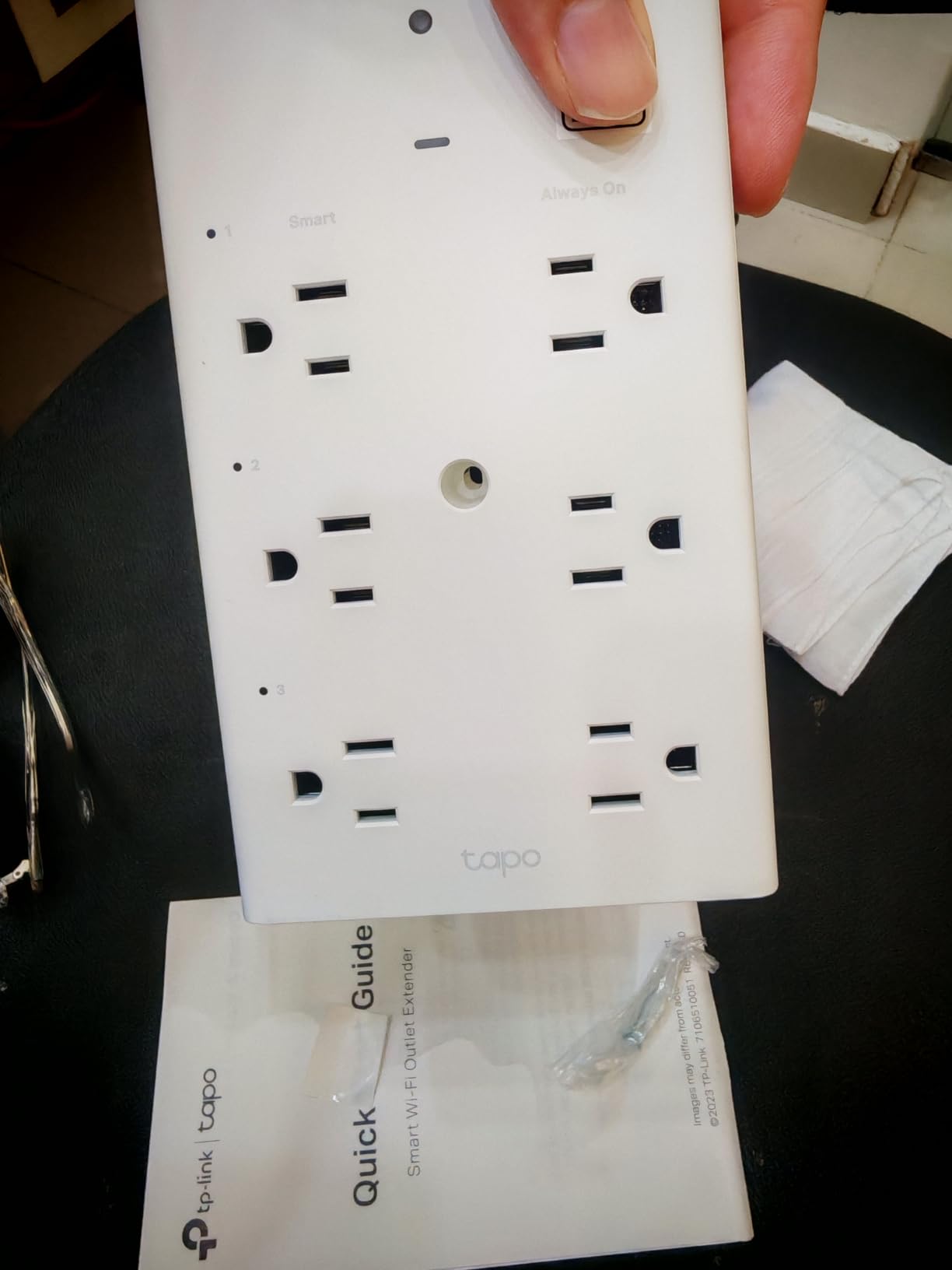Tapo Smart Plug Outlet Extender, P306, 3 Individual Smart Outlets customer photo 2
