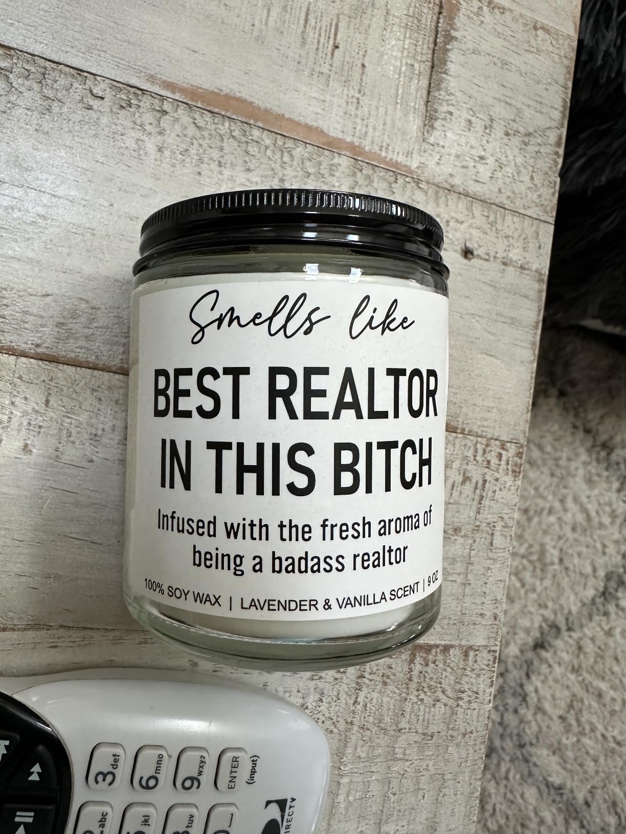 Younift Funny Scented Candle, Realtor Gifts for Women, Men - Mothers Day, Closing Gifts for Realtors, Real Estate Agent Supplies - Thank You Presents for Best Realtor, Salesperson, Broker - 9 oz customer photo 1