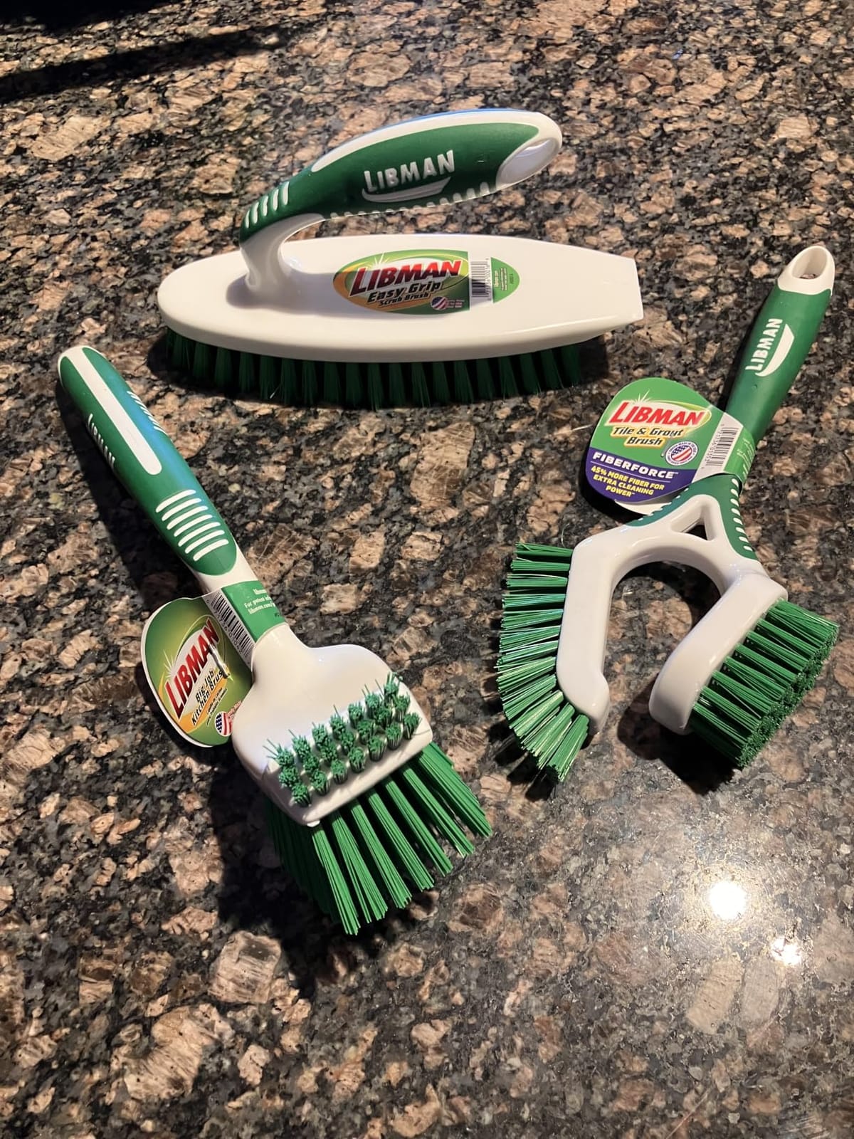 Libman Heavy Duty Scrub Brush Kit for Tub, Tile & Grout, 3 Brush Styles customer photo 2