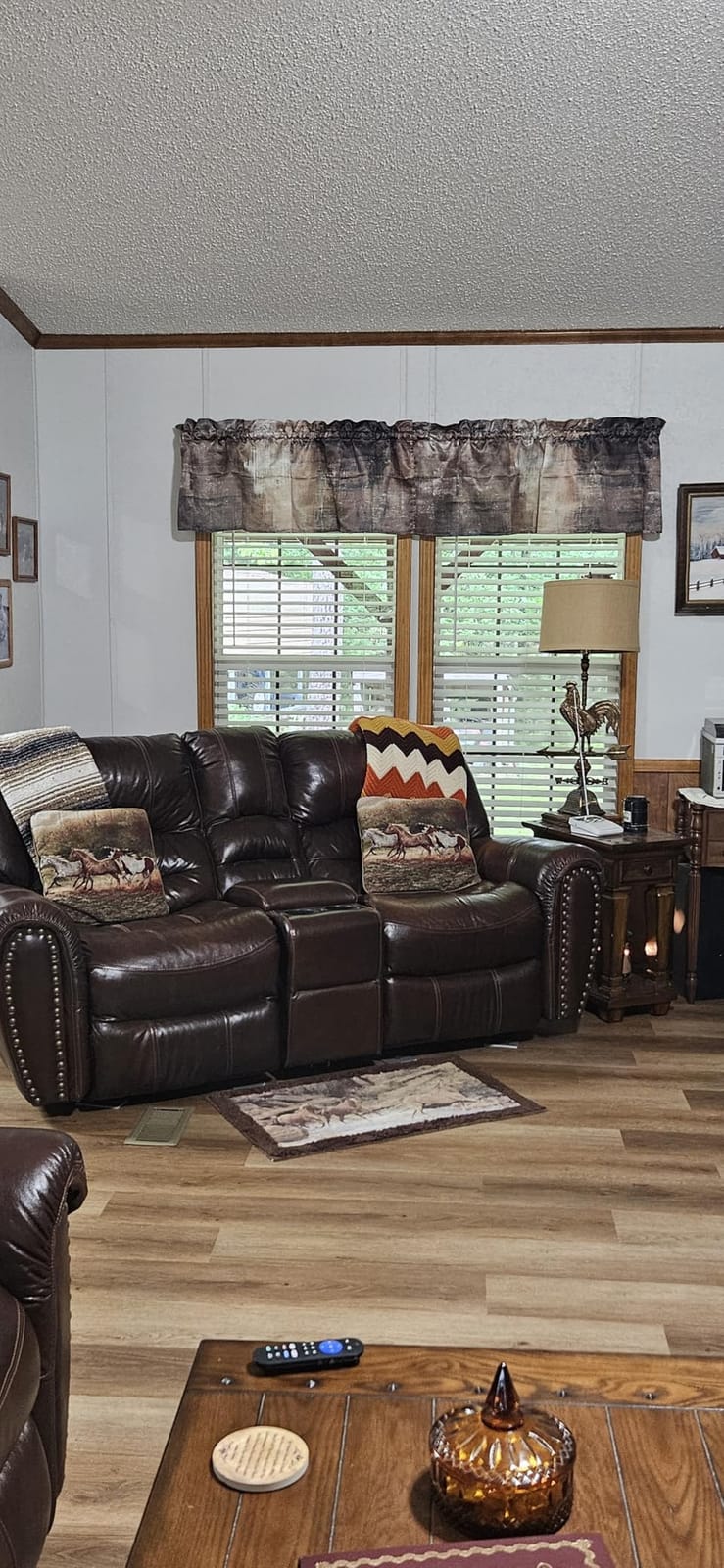 Emvency Valances for Windows, 4 Pack, 52x18 Inch, Brown Art customer photo 2