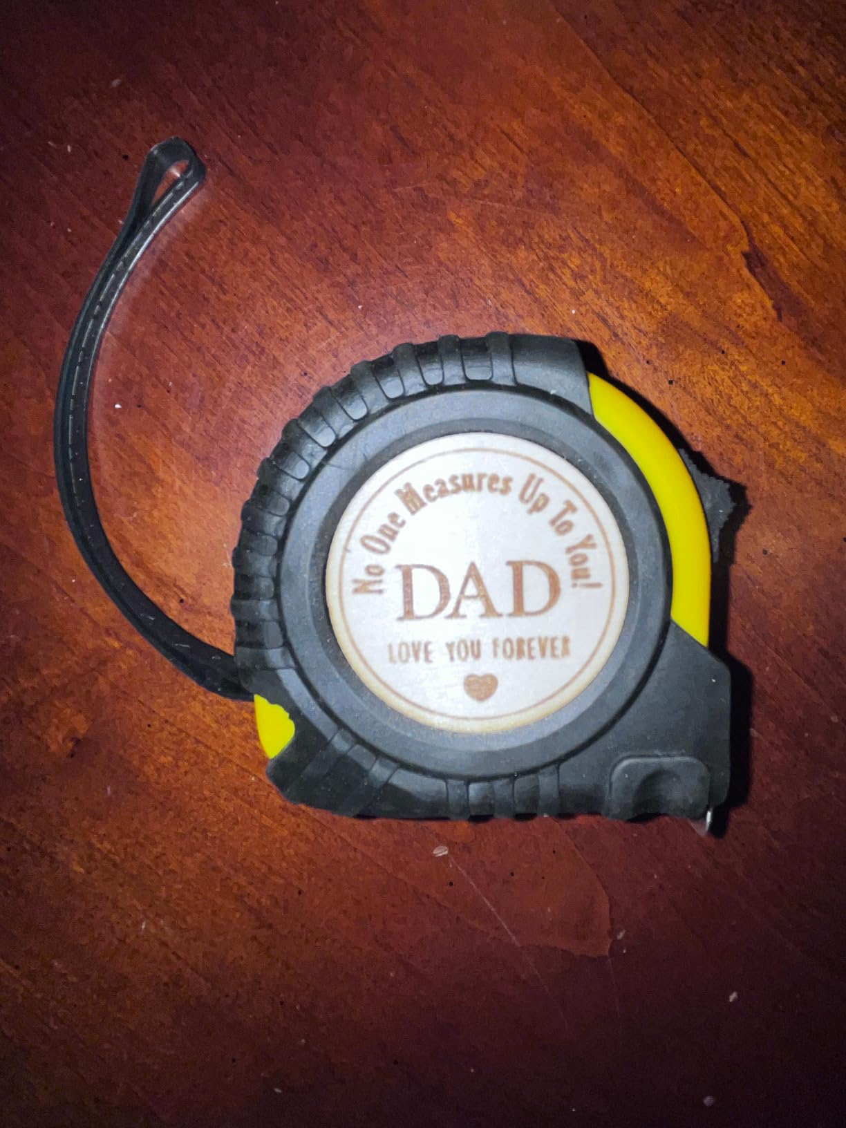 Funny Dad Birthday Gifts from Daughter Son, Tape Measure 25 FT | Cool Useful Stuff for Dads Christmas, Xmas Engraved Presents for Best New Daddy Father in Law, Tool Woodworker Carpenter customer photo 2