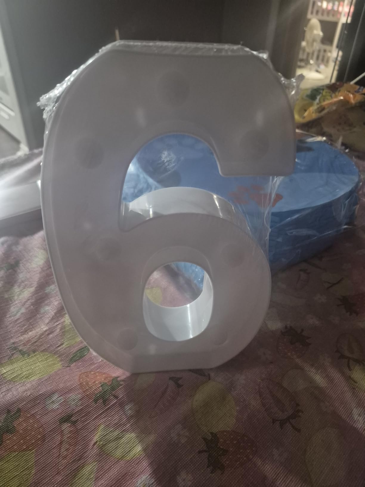 Pooqla Decorative Led Light Up Number Letters, White Plastic Marquee Number Lights Sign 16th Birthday Decorations for Girls Boys Party Wedding Decor Battery Operated Number (16) customer photo 1