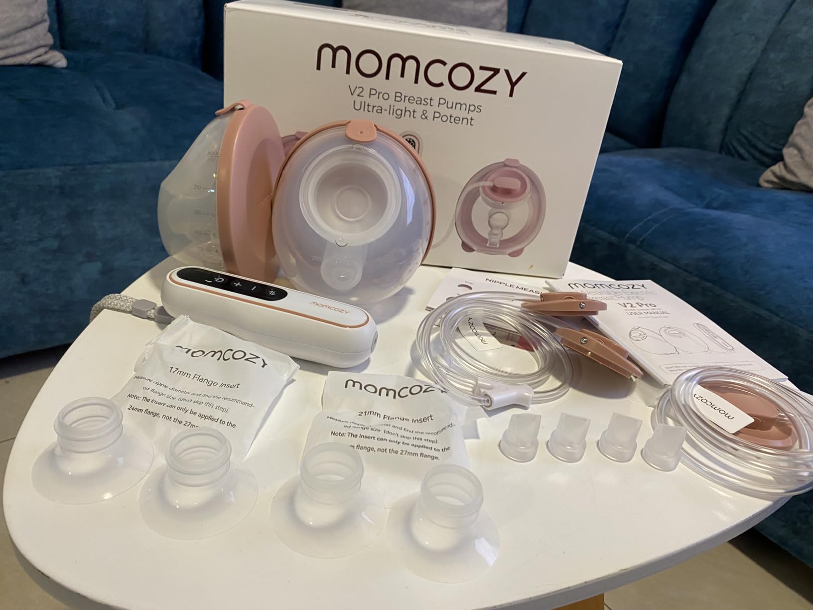 Momcozy V1 Pro Wearable Breast Pump, Hospital-Grade Pocket Primary Pump customer photo 1