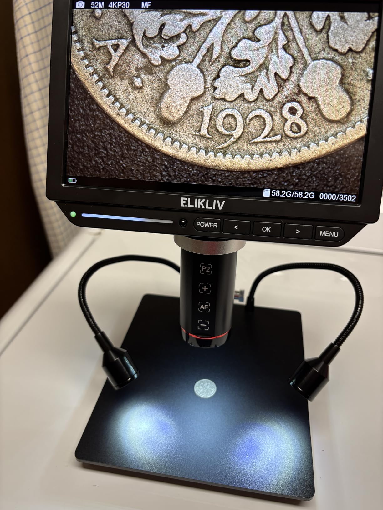 Elikliv Autofocus 4K Digital Microscope EM4K-AF, 8