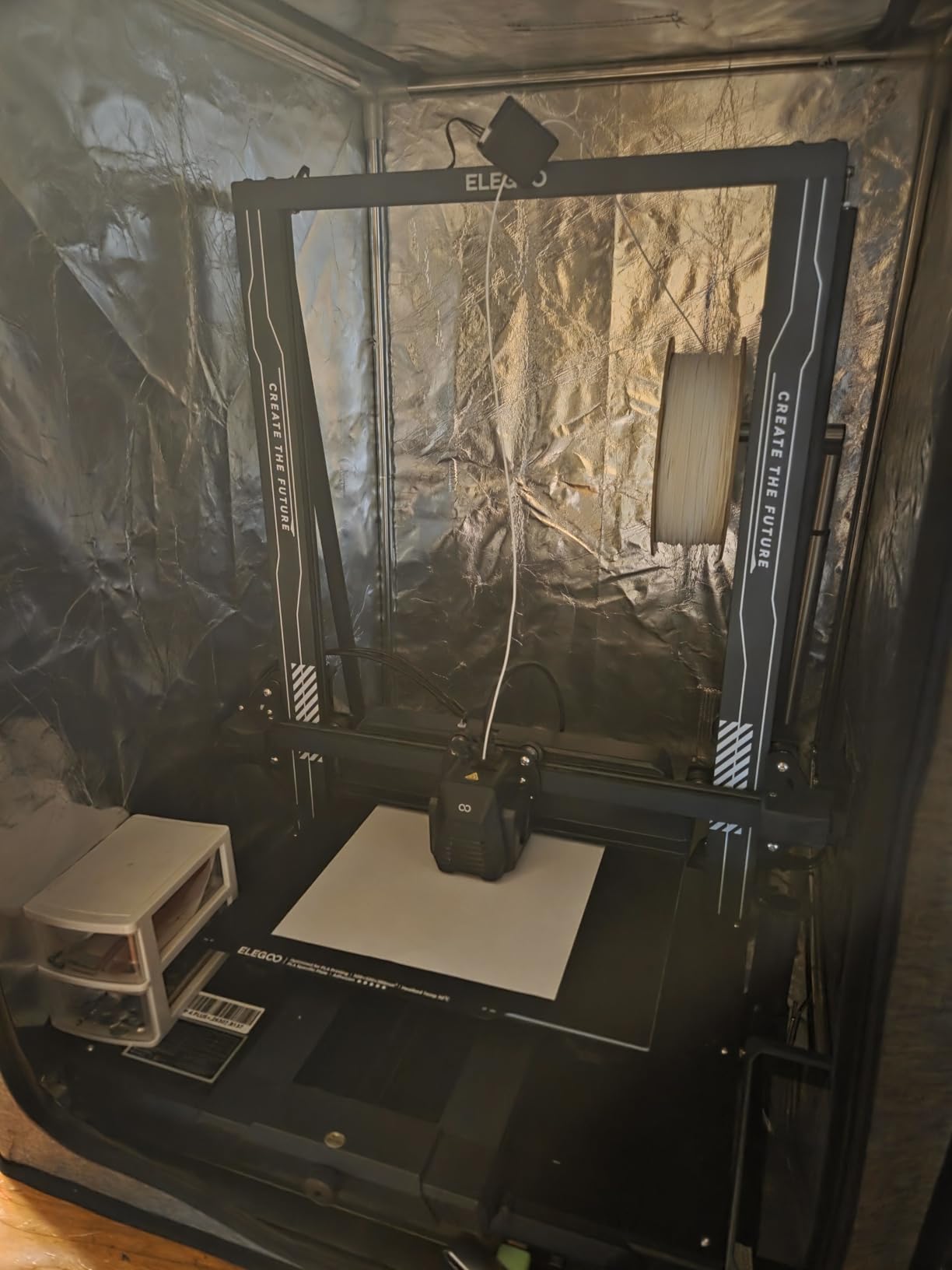 Multifunctional 3D Printer Enclosure Ventilation Eliminate Odors Tent Cover customer photo 2