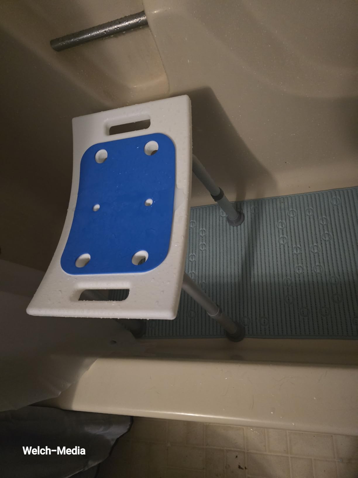 Dr Kays Shower Chair for Inside Shower Bench for Bathtub 350lb Support | Premium Aluminium, Heavy-Duty Bathroom Chair for Inside Bathtub, Bath Bench, Bath Seat for Washroom customer photo 2