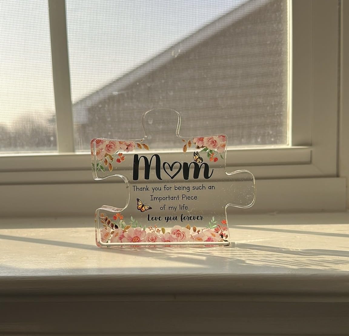 Godmother Gift - Acrylic Puzzle Piece Decorations 3.9 x 3.3 inch - Delicate Godmother Gifts for Women from Godchild - Mothers Day Christmas Birthday Gifts for Godmother, Ideas customer photo 2