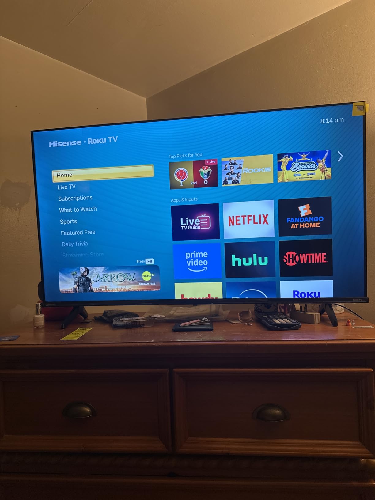 Hisense 40-Inch Class A4 Series FHD 1080p Smart Roku TV with Alexa Compatibility (40A4NR) - Dolby Audio, Slim Bezel Design, Google Assistant customer photo 1