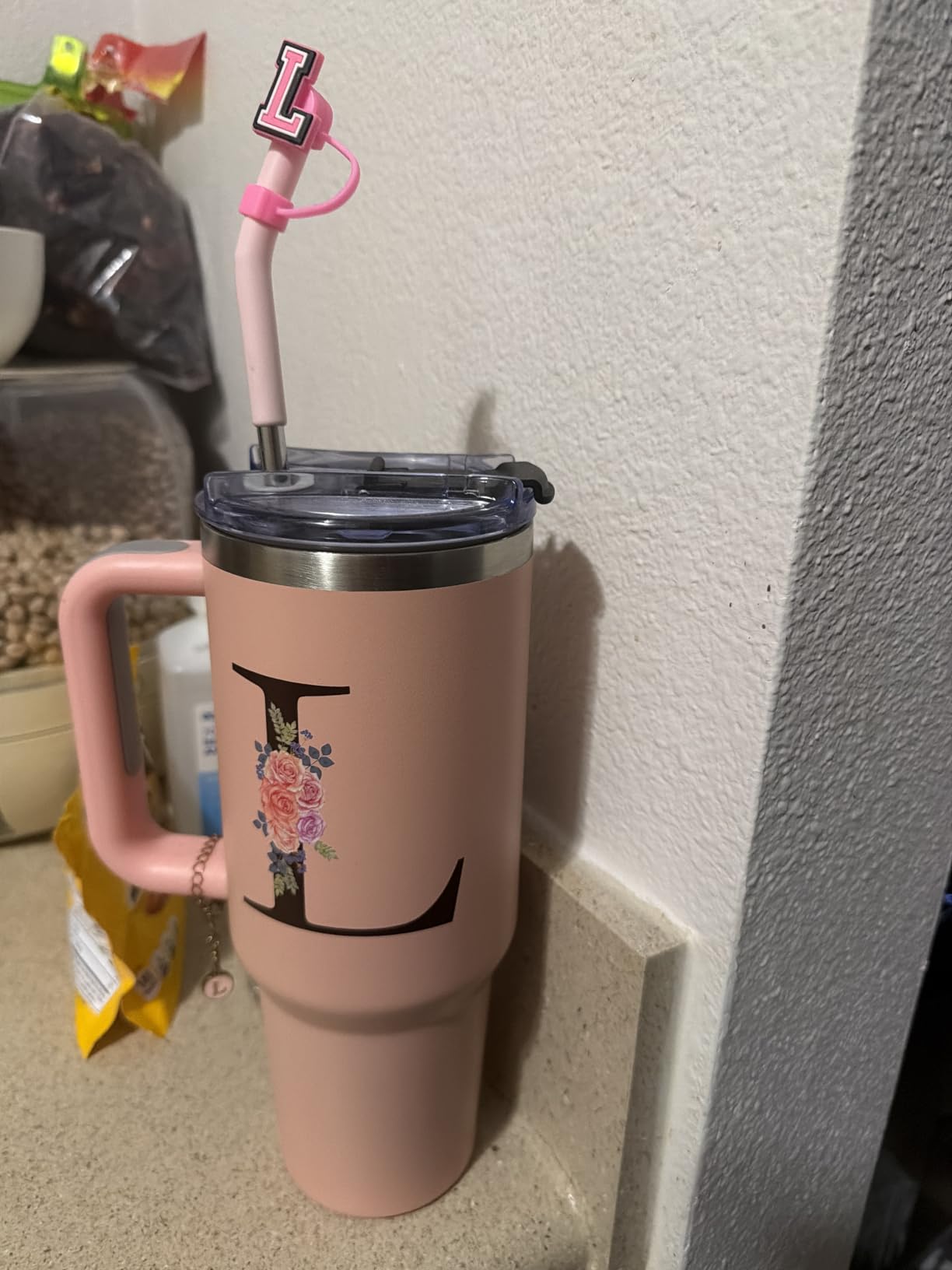 Monogrammed Gifts for Women,Gifts for Women,40oz Initial Tumbler customer photo 1