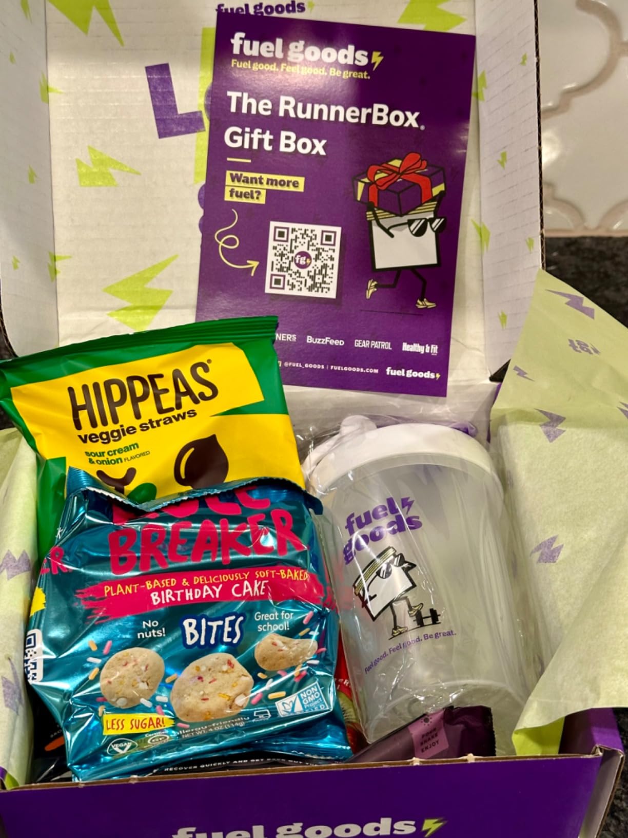 The RunnerBox® by Fuel Goods - Best Running Gift Box for Women and Men, 10-12 Runner Essentials for Training, Recovery, and Race Day; Marathon Gifts customer photo 1