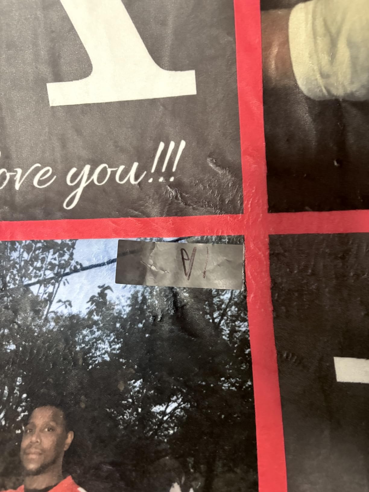 inkArts Custom Blanket Throws with Photos Text Personalized with Picture Customizable, Customize for Mom, Dad, Couple, Girlfriend, Boyfriend, Husband & Wife customer photo 1