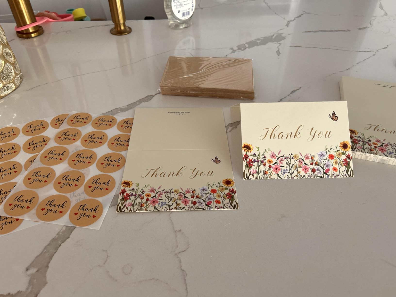 52 Pack 210GSM | Thank You Cards | Thank You Cards & Notes with Envelopes | Pefect for Baby Shower, Wedding, Teacher, Graduation, Business, Holiday, and Christmas | Teacher Appreciation Gifts customer photo 2