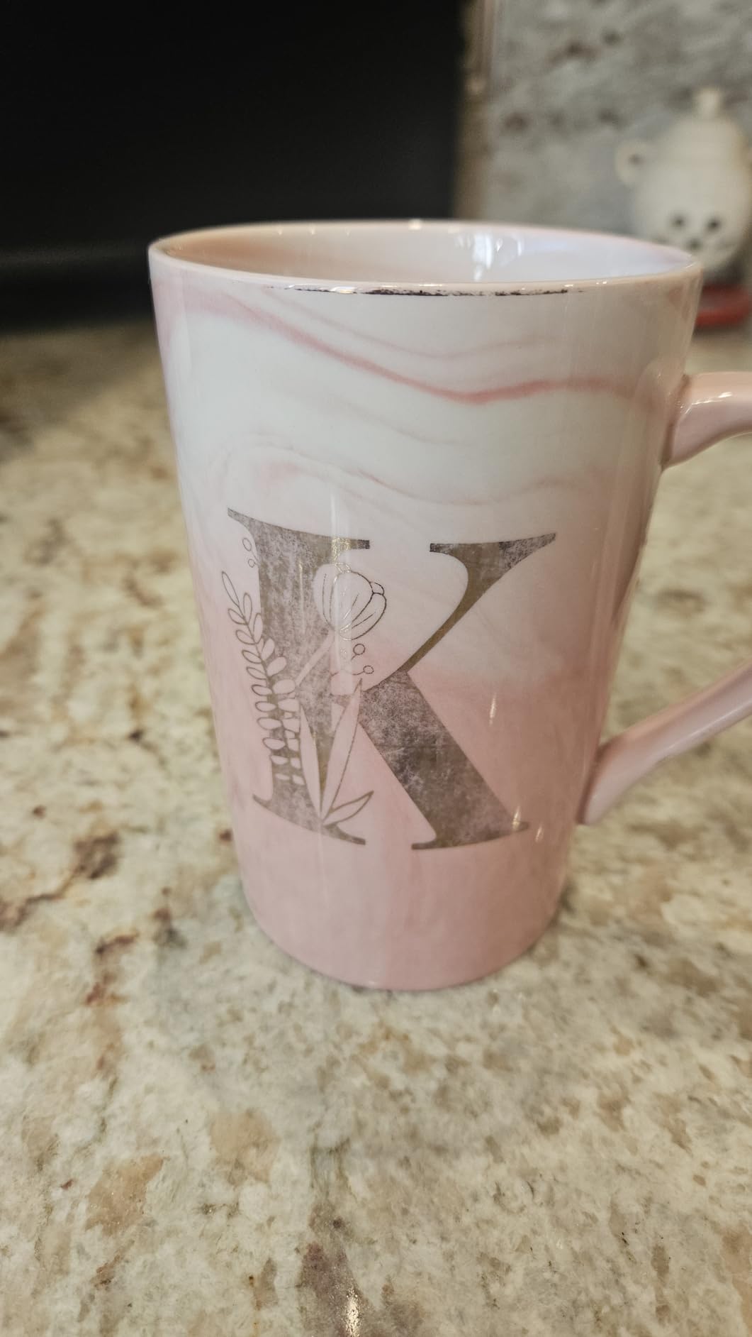Personalized Ceramic Coffee Mug with Lid Gifts Tea Cup Women Wife Ideal from Husband Happy Birthday Wedding Romantic Best Cool Personalized Unique Special Custom Christmas Xmas Valentines Present,M customer photo 1