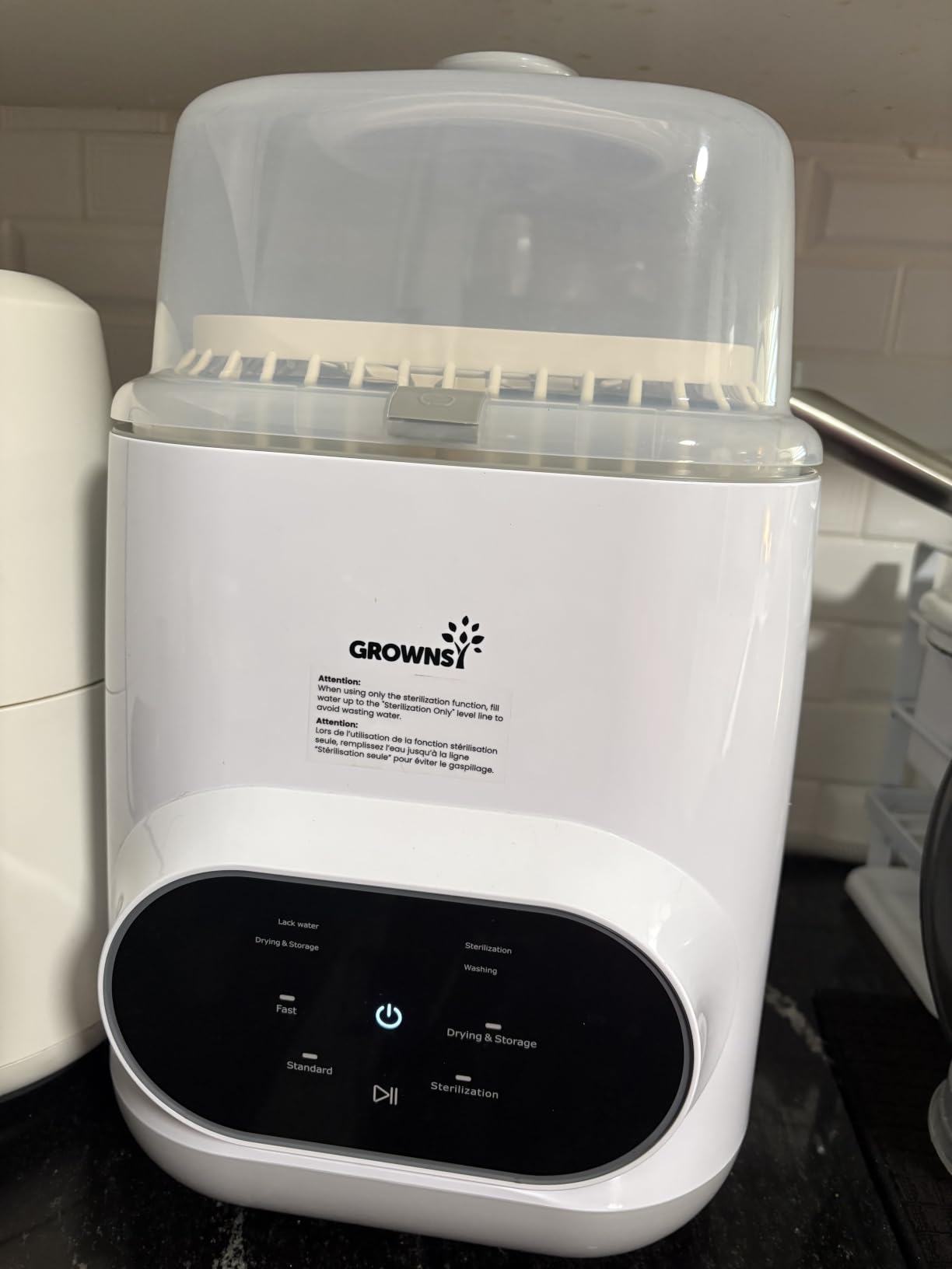 Grownsy EaseClean Bottle Washer All-in-One Washer and Sterilizer and Dryer customer photo 1