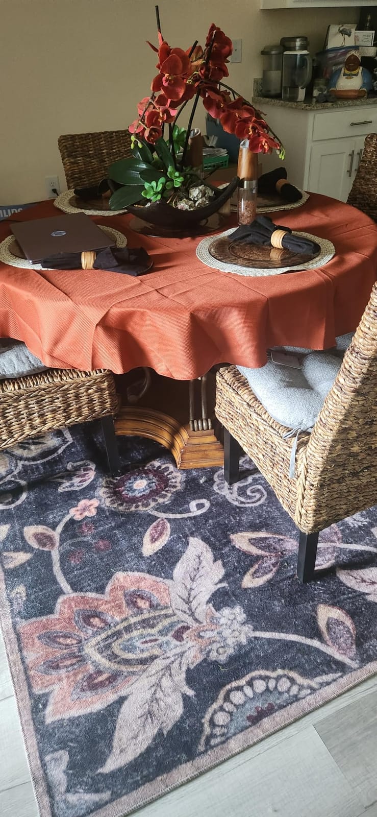 Fall Round Tablecloth 60