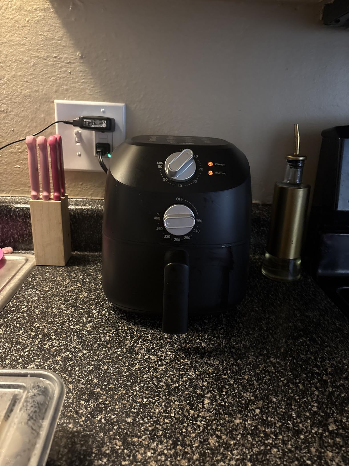 COMFEE' Compact 2.1-Quart Mini Air Fryer for Small Kitchens, Black customer photo 1