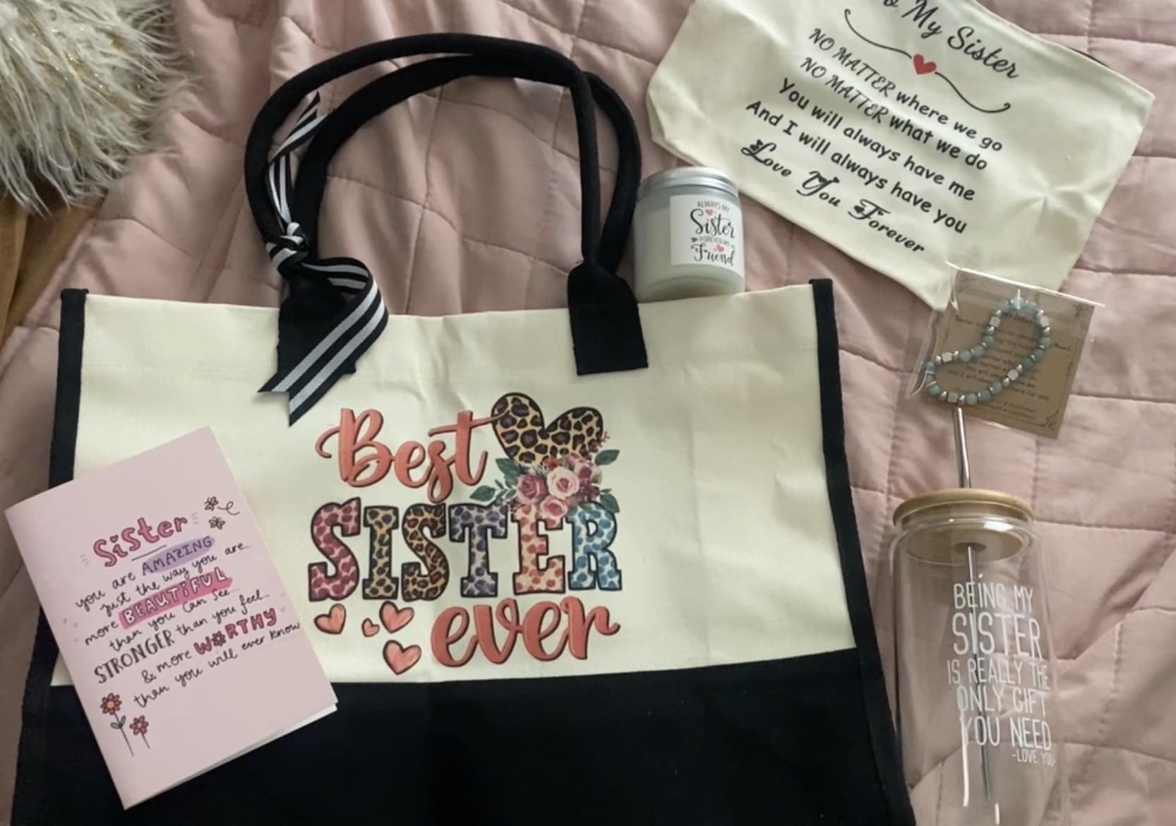 Mom Sister Grandma Daughter Meaningful Gifts for Women Basket | Christmas Valentines Mothers Day Ideas Gifts for Mom Sister Grandma Daughter customer photo 1
