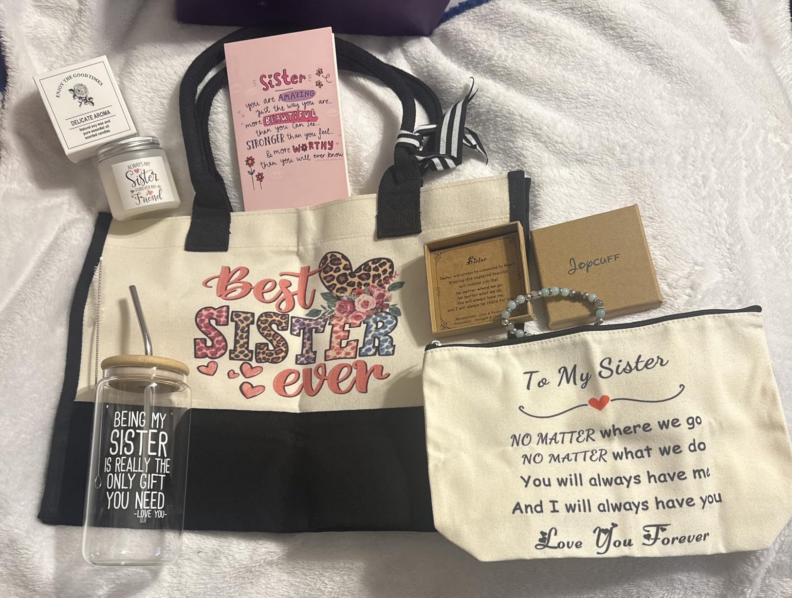 Mom Sister Grandma Daughter Meaningful Gifts for Women Basket | Christmas Valentines Mothers Day Ideas Gifts for Mom Sister Grandma Daughter customer photo 2