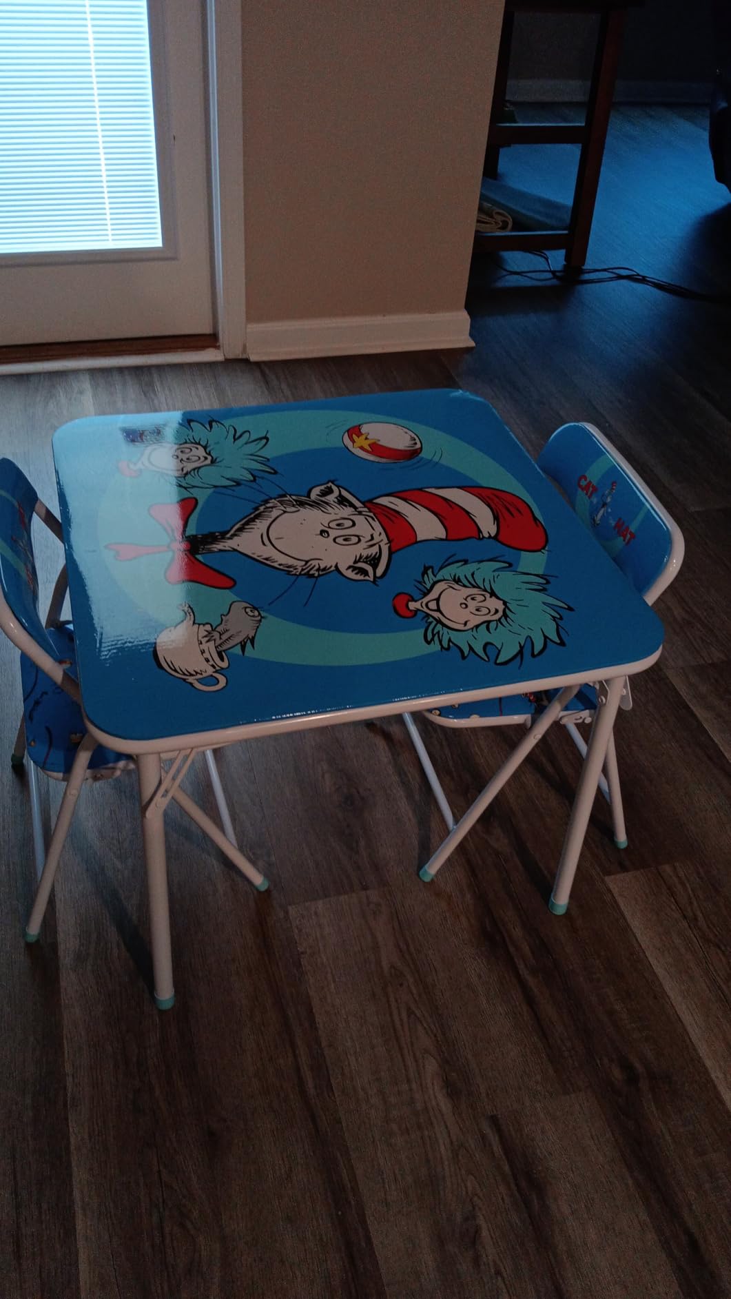 Marvel Spidey and His Amazing Friends Kids Activity Table and Chair Set,3 Piece Set with Square Table & 2 Folding Chairs, Furniture for Ages 3+, Indoor Play & Learning customer photo 2