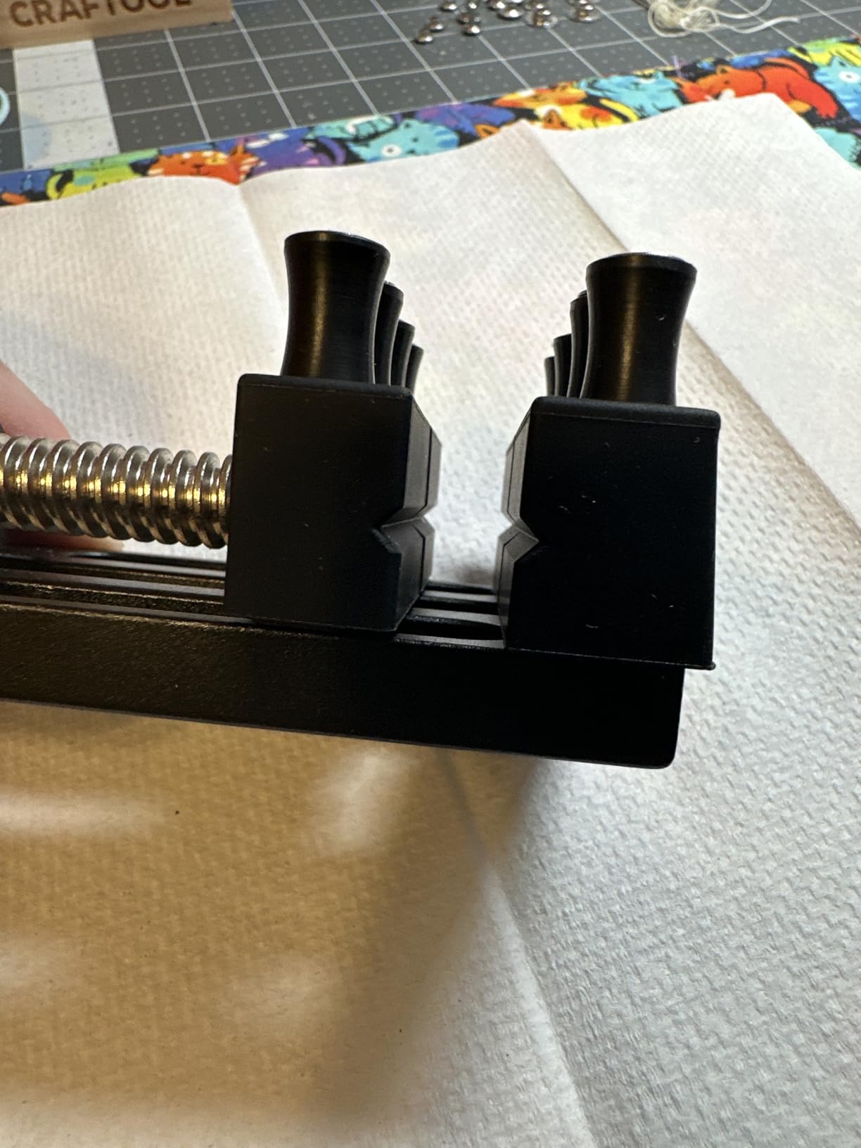 ArtyMaster Mini Drill Press Vise with Rubber Soft Jaws, 0-2.48