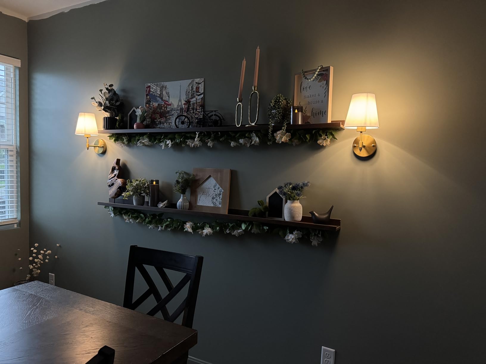 Nekhung Battery Operated Wall Sconce, Peel and Stick Sconces Set of 2 customer photo 1