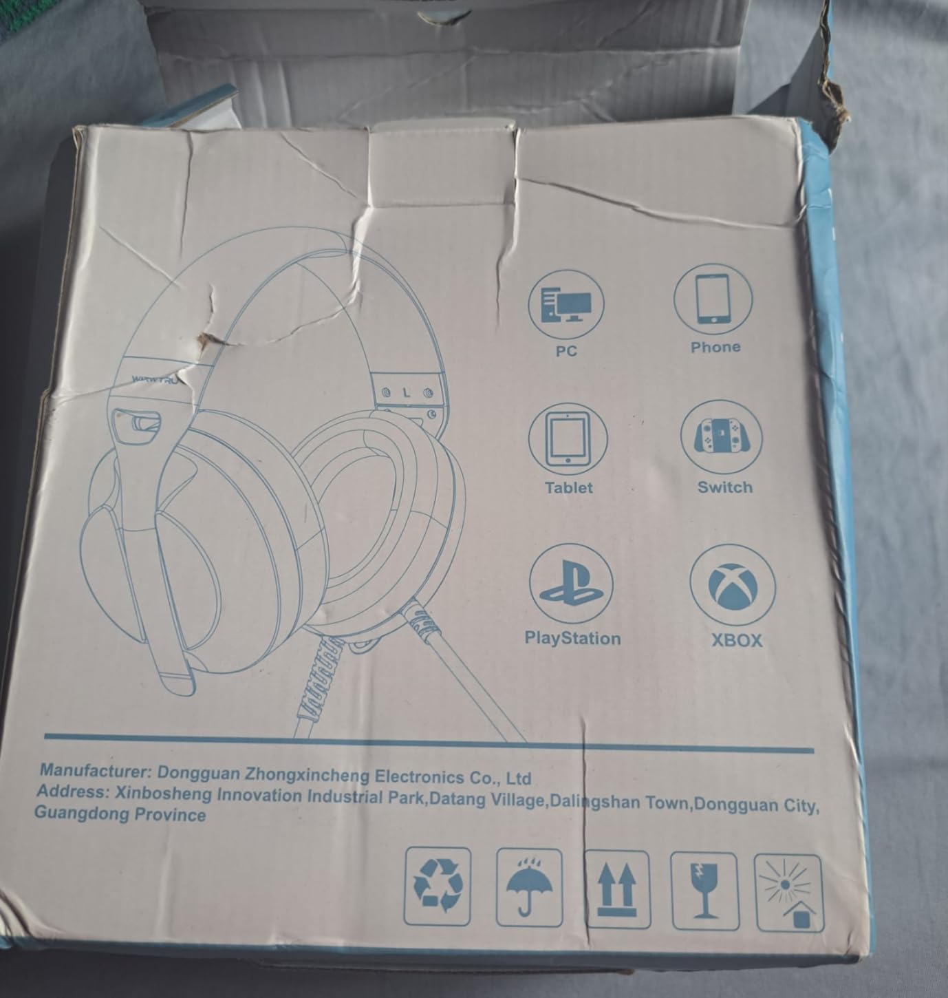 WIRWTRU Wired Gaming Headset for PS5, Xbox, Xbox Series X|S, PC, PS4 customer photo 1