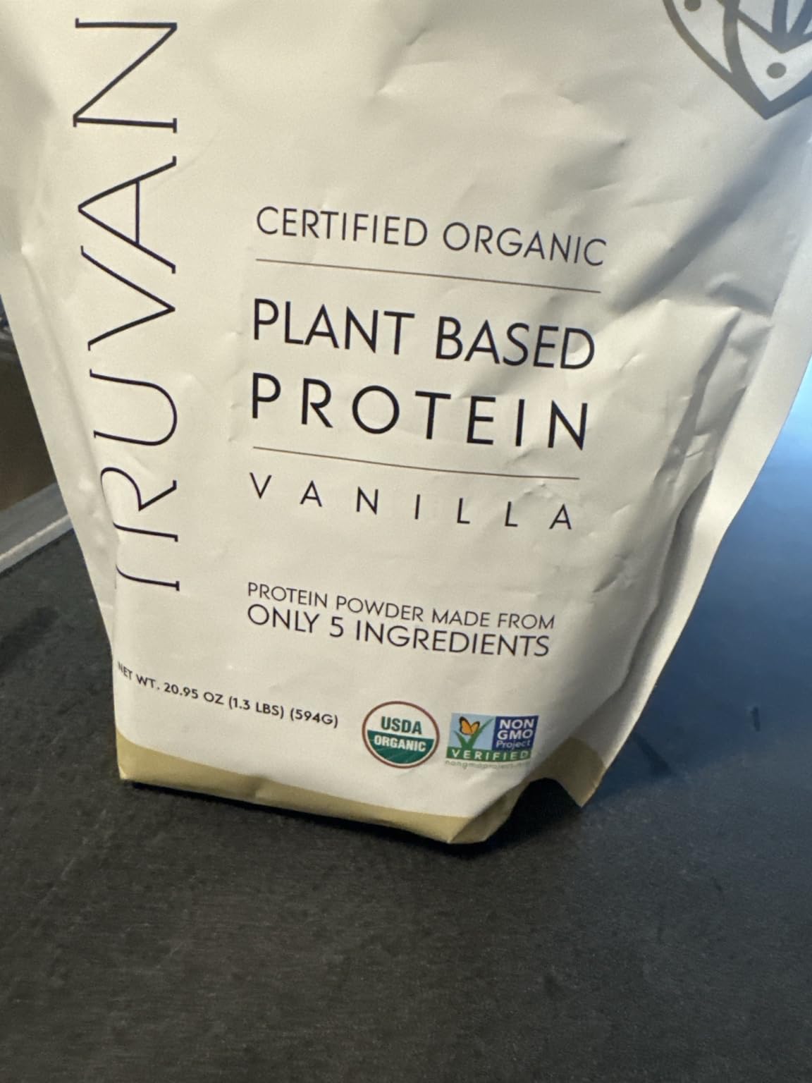 Truvani Organic Plant Based Protein Powder | Chocolate | 18 Servings customer photo 2