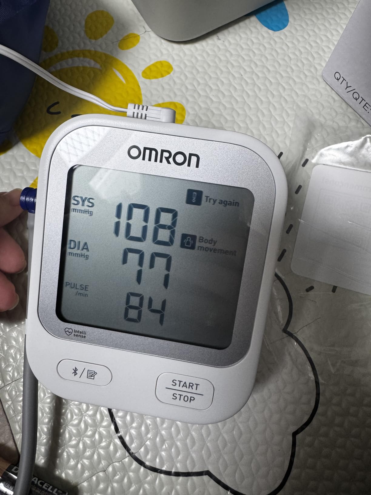 OMRON Silver Blood Pressure Monitor with Upper Arm Cuff and App Connectivity customer photo 2