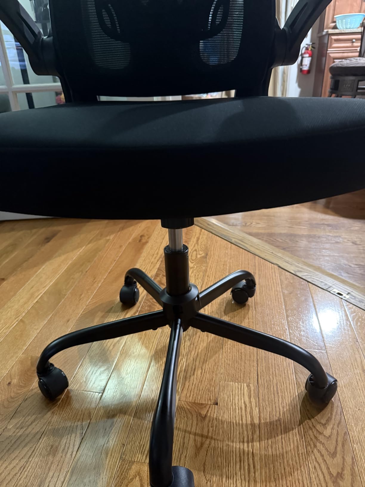 Office Chair, Ergonomic Desk Chairs 330LBS Capacity High Back Mesh Computer Chair with Flip-up Armrests, Comfy Work Chair with Adjustable Lumbar Support, Rolling Chair customer photo 1