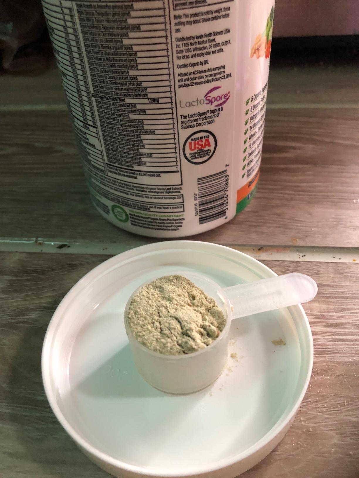 Purely Inspired Organic Greens Powder Superfood Smoothie Mix, Unflavored customer photo 1