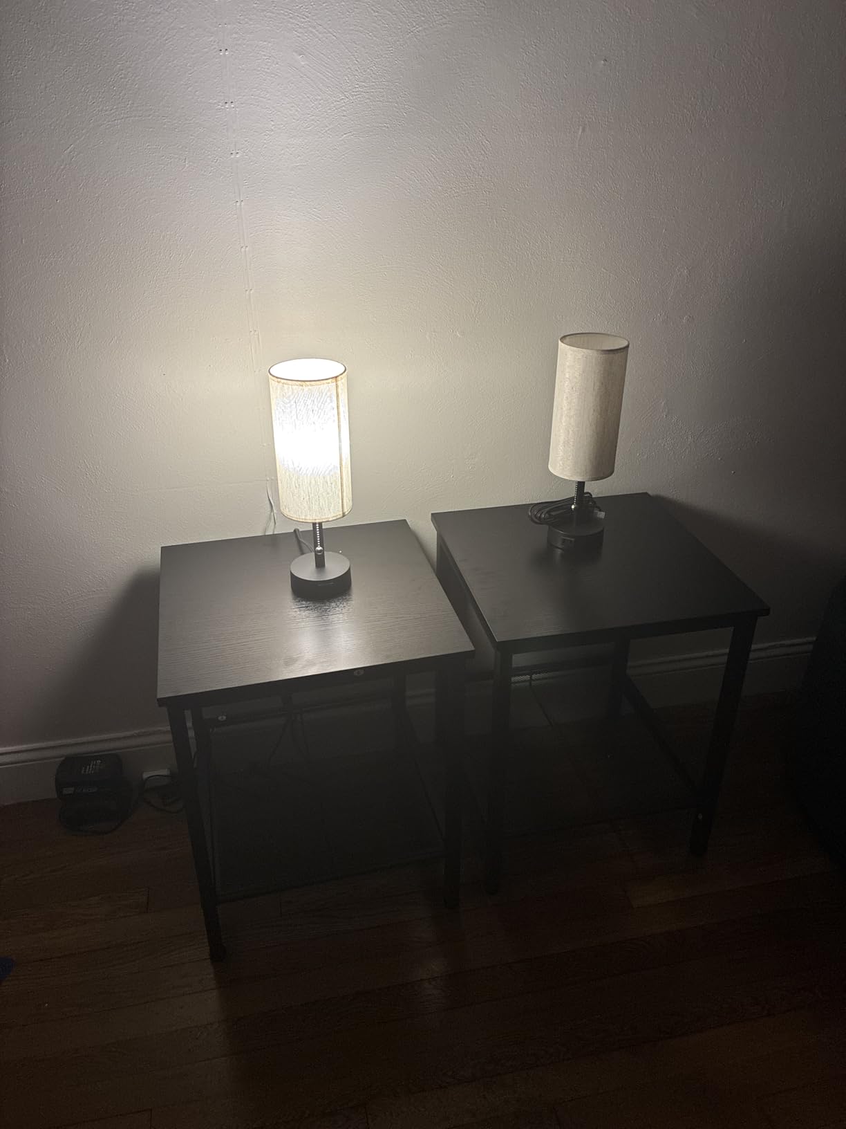 AWQM Coffee Table Set of 3, Coffee Table with 2 Square End Side Tables customer photo 2