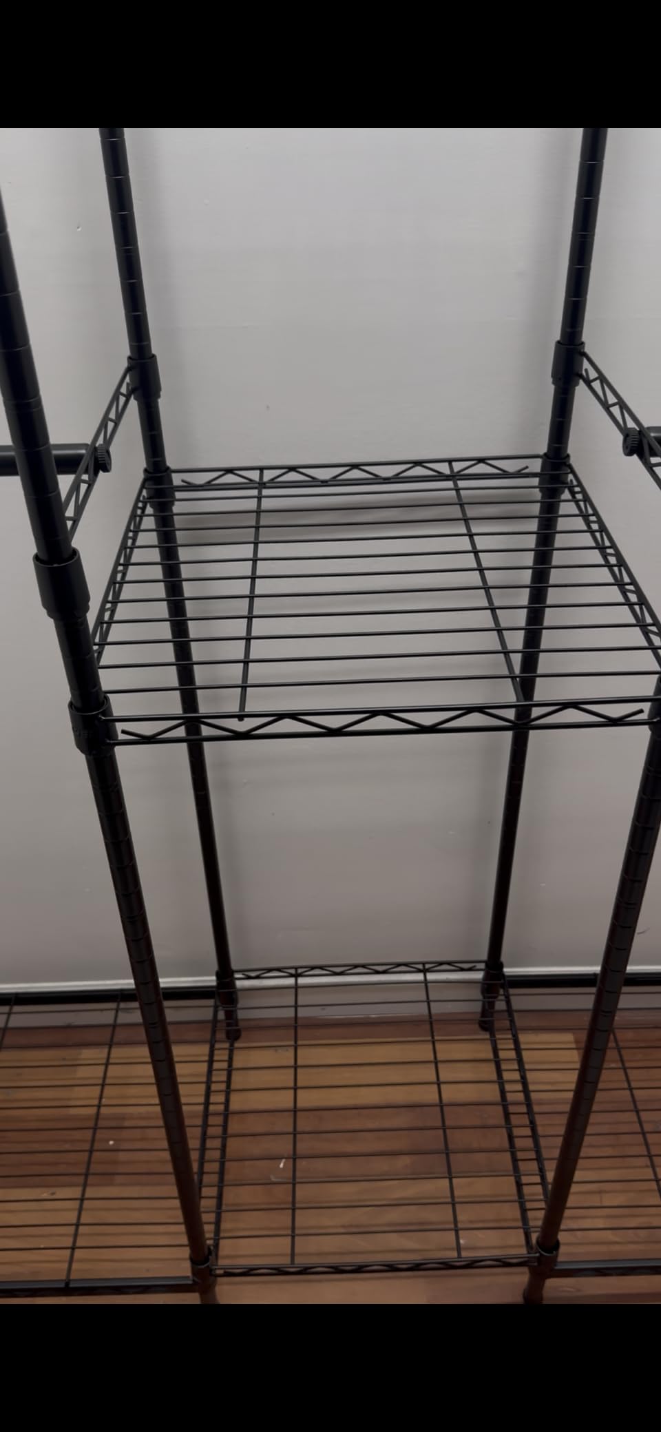 VIPEK X3 Expandable Heavy Duty Clothes Rack Closet Organizer System Black customer photo 1