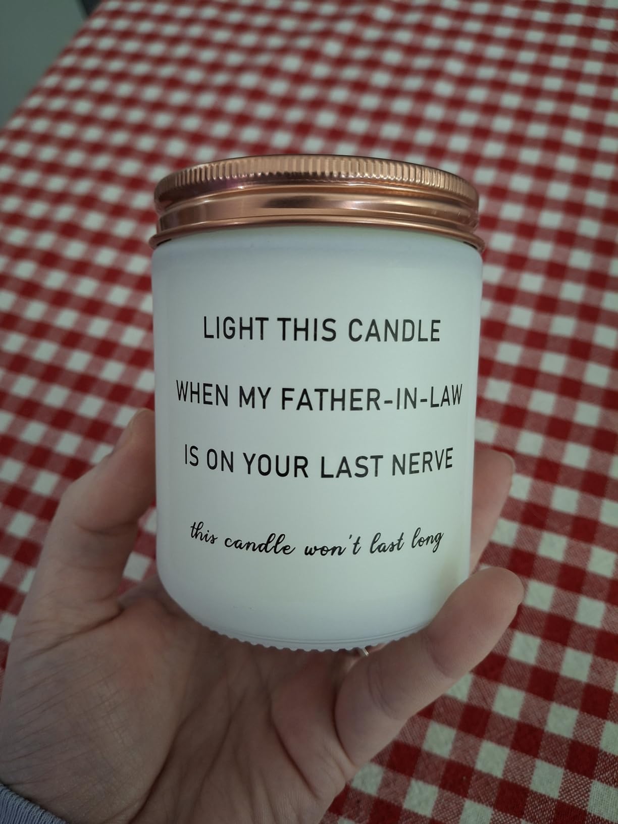 HOMSOLVER Uncle Gift, Fathers Day Birthday Anniversary Wedding Retirement Gifts for Uncle from Niece Nephew, Best Uncle Gifts Ideas - Funny Sandalwood Candles customer photo 2