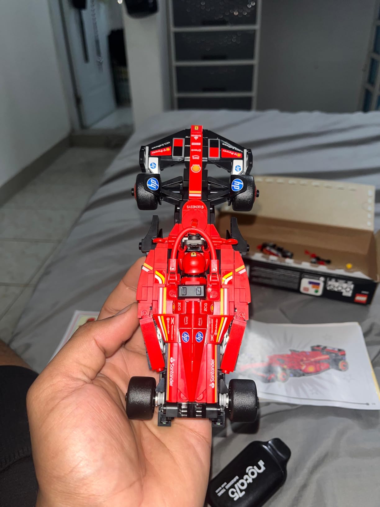 LEGO Speed Champions Ferrari SF-24 F1 Race Car Toys - Building Sets for Kids, Boys & Girls, Ages 10+ - Ferrari F1 Model Car Kits for Display or Play - Gift Ideas for Birthdays and Fans - 77242 customer photo 1