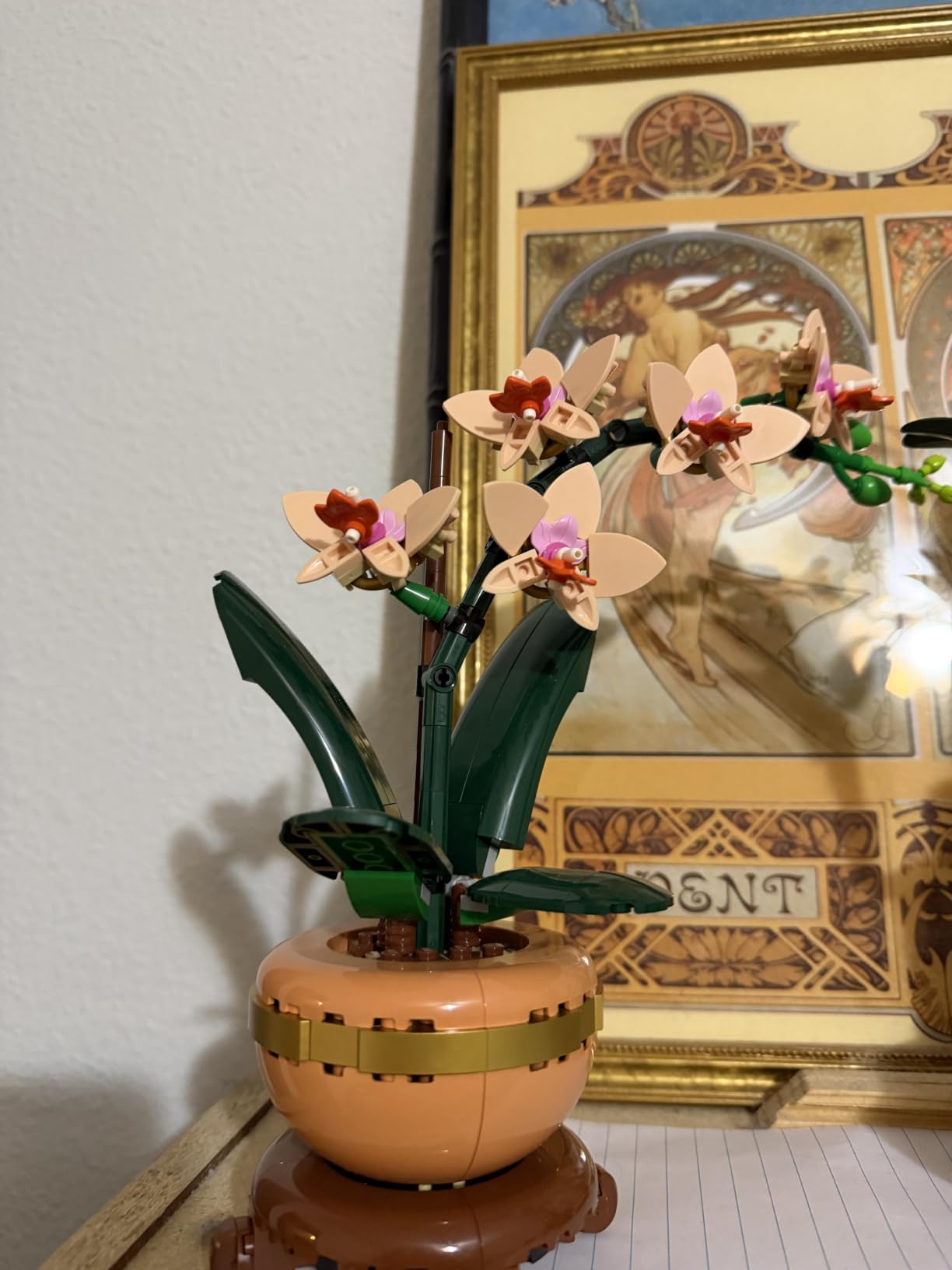 LEGO Botanicals Mini Orchid Building Set - Artificial, Fake Orchid for Home Decor, Adults Ages 18+ - Gift for Birthdays - Indoor Plant Decorations for Table, Desk, Office - 10343 customer photo 2