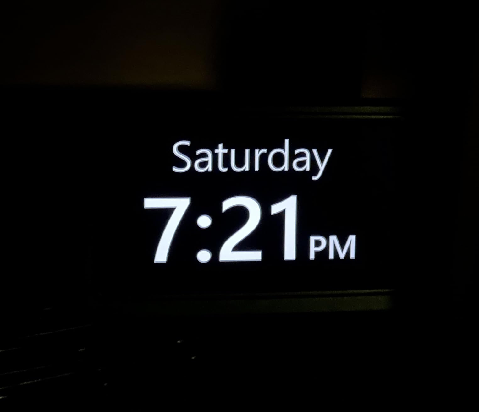 Clock with Day and Date for Elderly,7