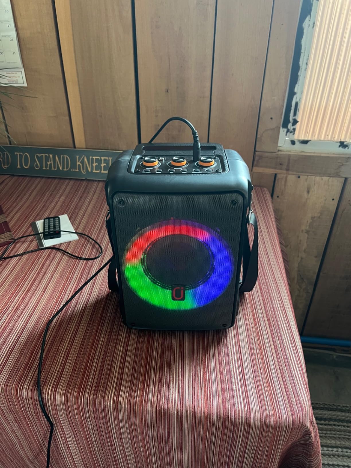 Karaoke Machine with 2 Zero Delay Mics for Adults, Karaoke Set for Parties customer photo 2