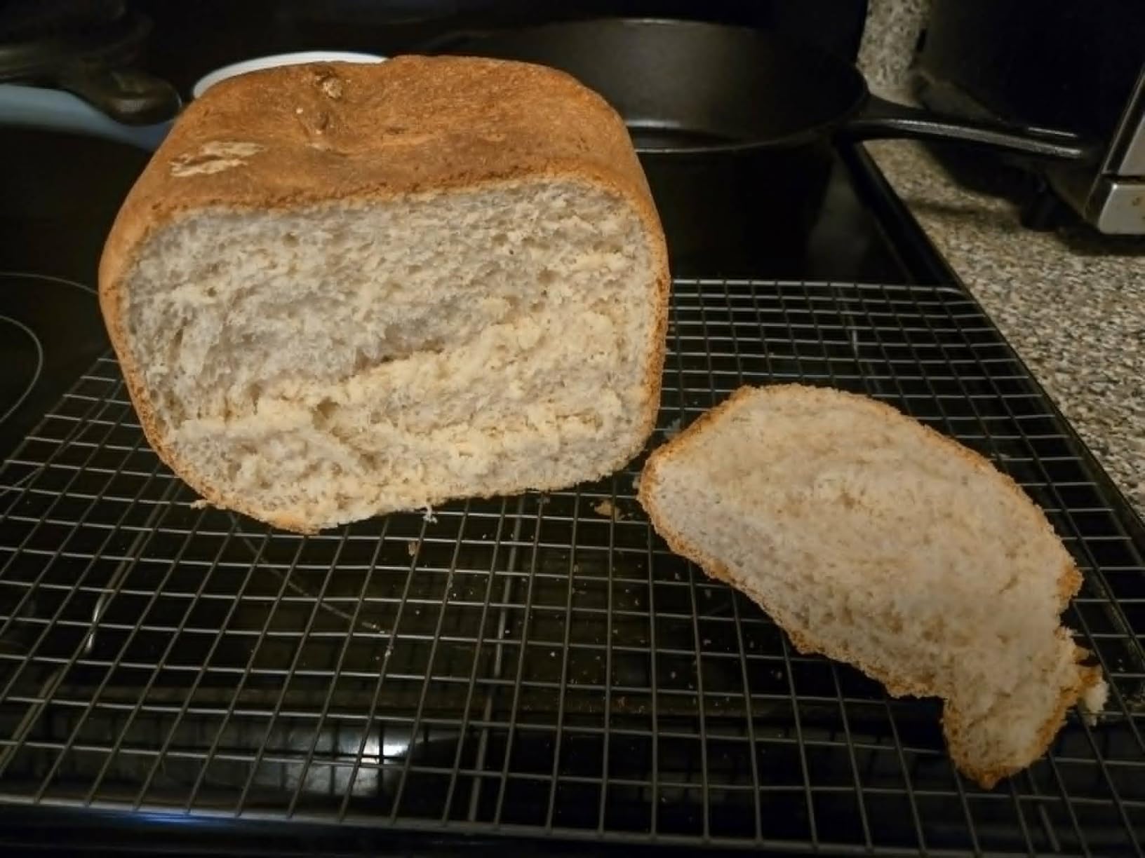 2LB Bread Maker, 17 in 1 Automatic Stainless Steel Bread Machine customer photo 1