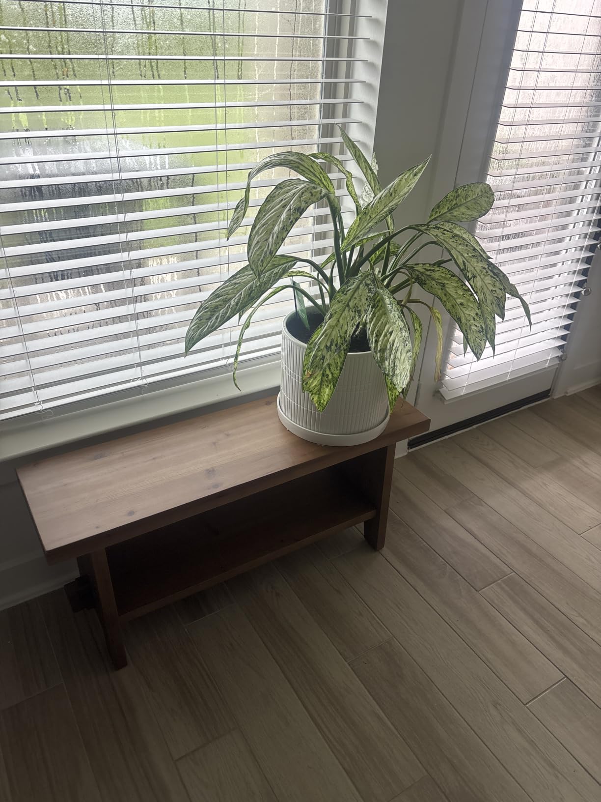 HOKYHOKY Wood Entryway Bench - 31.5