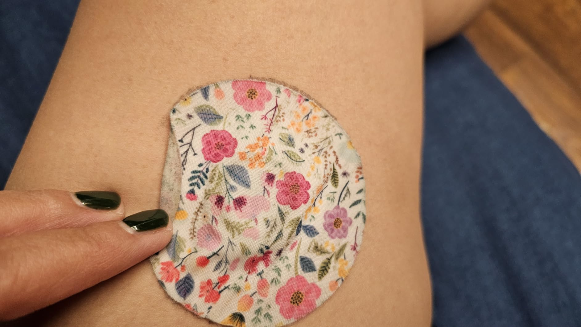 Jinyusega Dexcom G7 & Stelo Over Patches Waterproof 20pcs Adhesive Patches | Easy-Peel Tab Design, Breathable Sweatproof Elastic Material, Stelo CGM Protection Sensor Patches Long Lasting for 10-14 Days customer photo 2