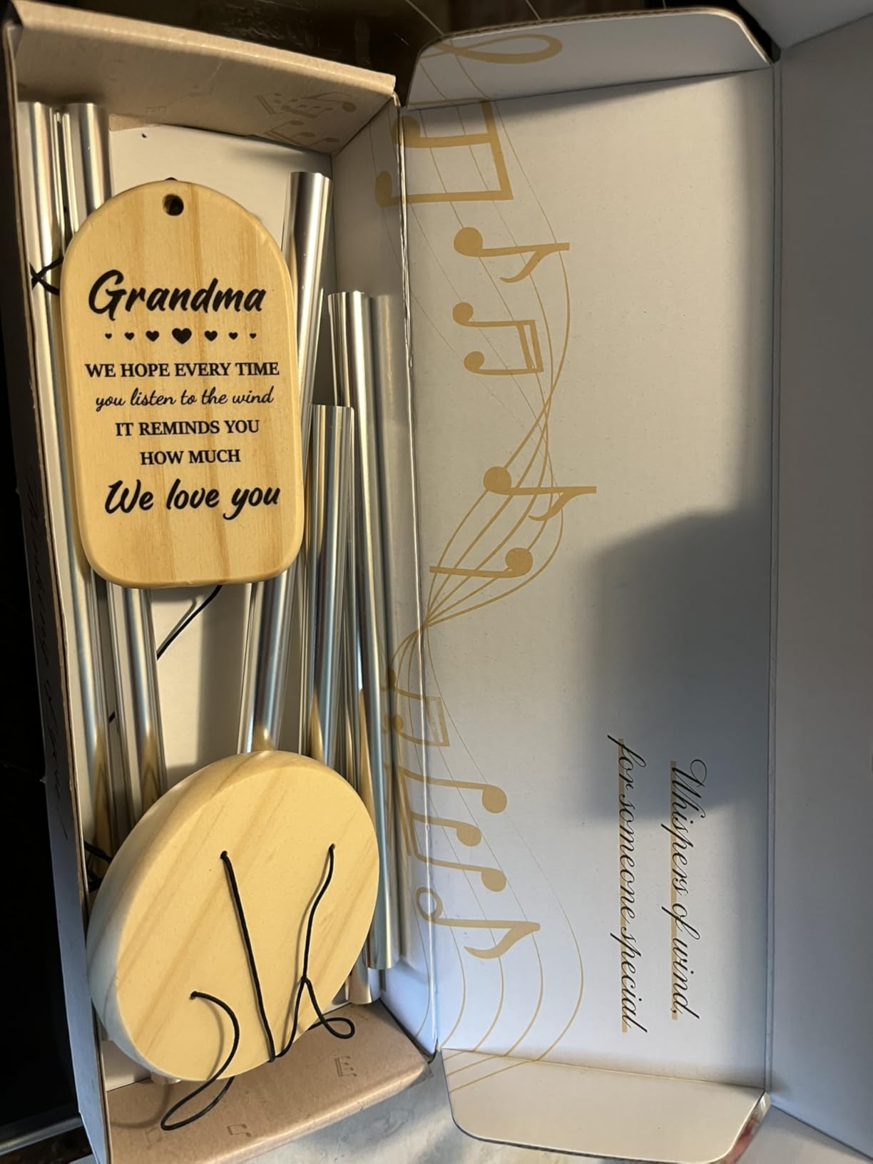 Gifts for Grandma, Grandma Birthday Gifts, Grandma Wind Chimes, Best Christmas Mothers Day Thanksgiving Present for Grandmother, Nana, Granny customer photo 1