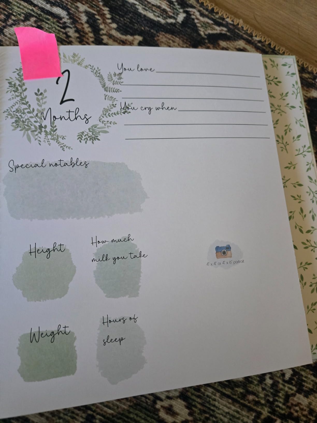 Baby Memory Book for Boy or Girl - First 5 Year Keepsake Album from Pregnancy to Age Five - Baby Book to Record Baby's Milestones and Photos - 1st Gender Neutral Photo Books for Newborn Babies customer photo 2