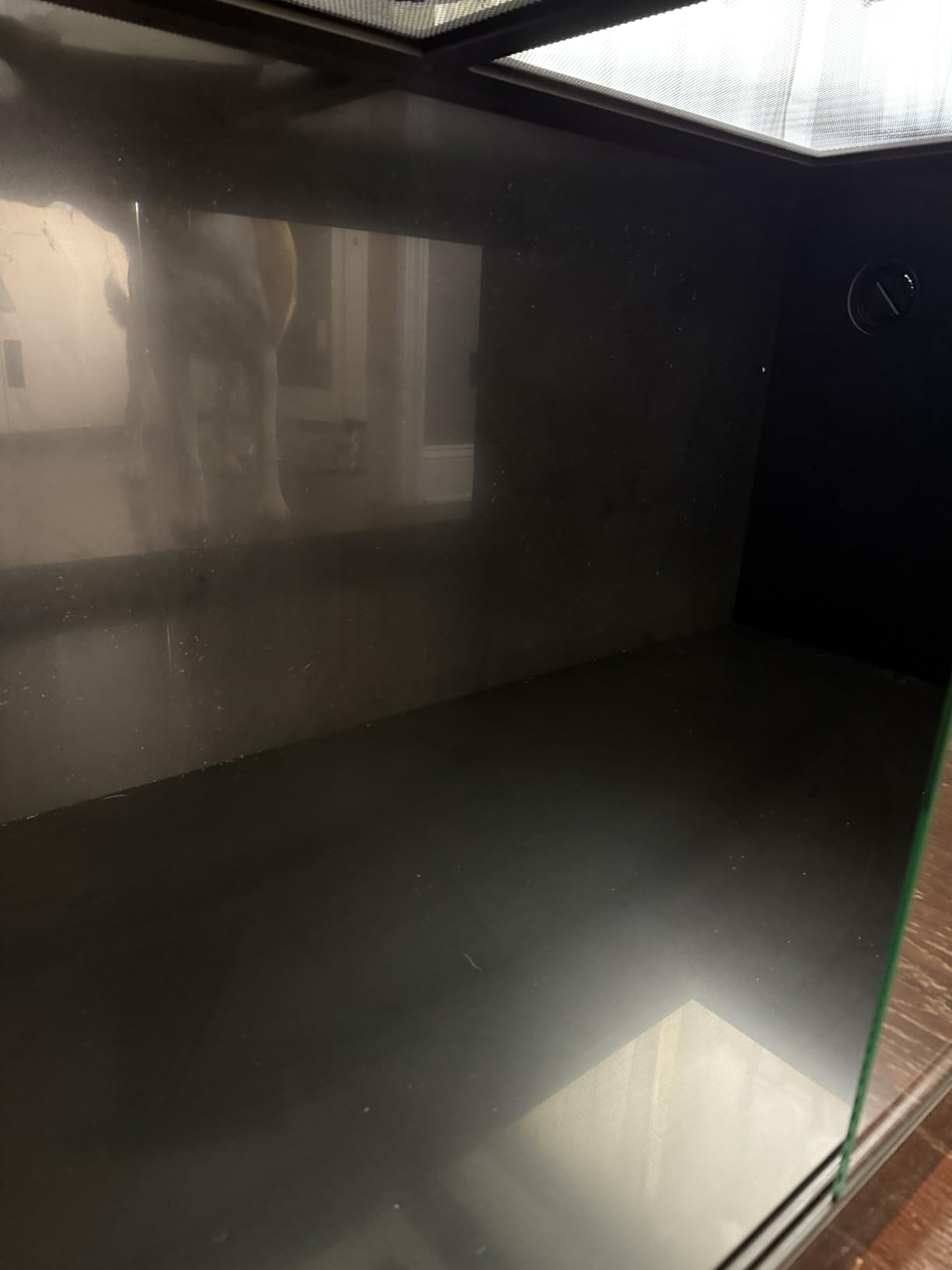 4x2x2 (120 Gallon) PVC Reptile Enclosure, RepWild Terrarium/Tank with Heavy-Duty Screen Top, Glass Sliding Doors & Lock for Bearded Dragons, Ball Python, Geckos, Lizards customer photo 2