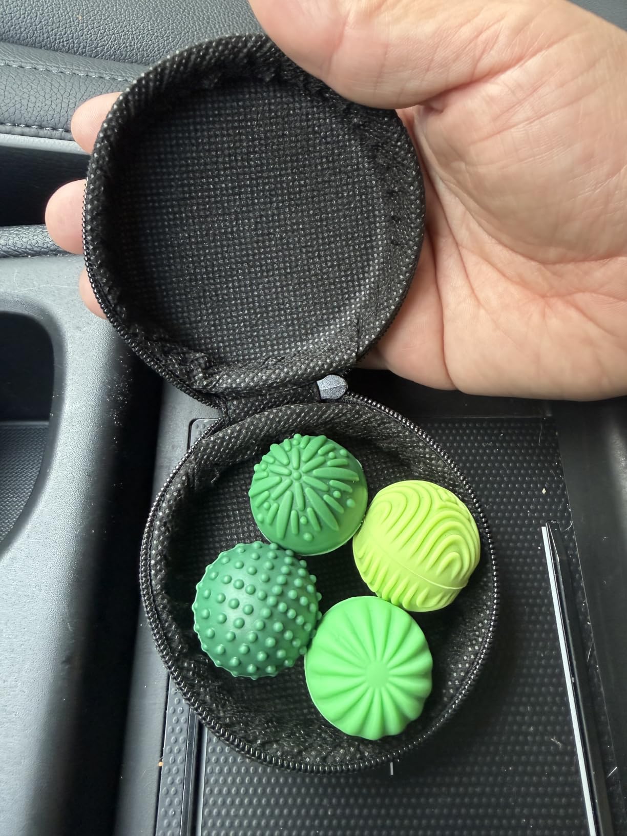 Silicone Magnetic Balls Fidget Toys for Adults & Teens,4PCS Stress Relief Sensory Toys for Autism ADHD Anxiety,Fun Textures Gadgets,Office Desk Toy,Stocking Stuffers for Women Men Teen Gift customer photo 1
