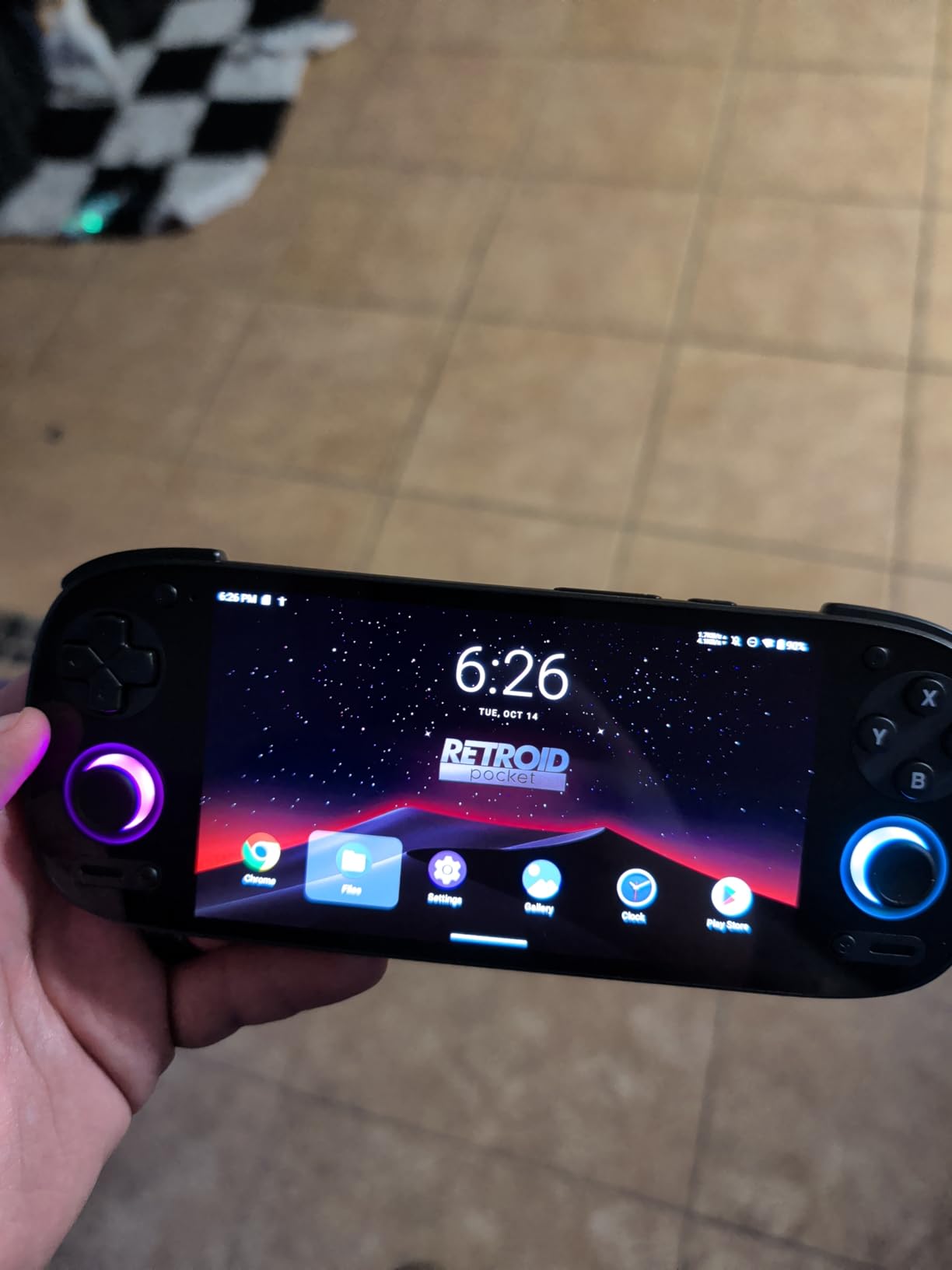 Retroid Pocket 5 Retro Handheld Game Console, 8+128G, 5.5-inch touchscreen 1080p Portable Android Gaming Handheld with Adreno 650 GPU & WiFi 6/BT5.1, Snapdragon 865 Processor, Android 13 (Black) customer photo 1