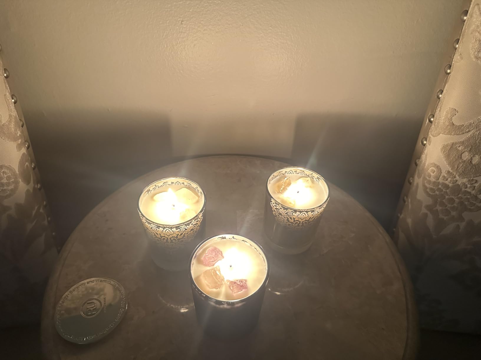 Luxury Candle Gift Set for Women, 3x7oz, Trimmer & Snuffer Lid customer photo 1