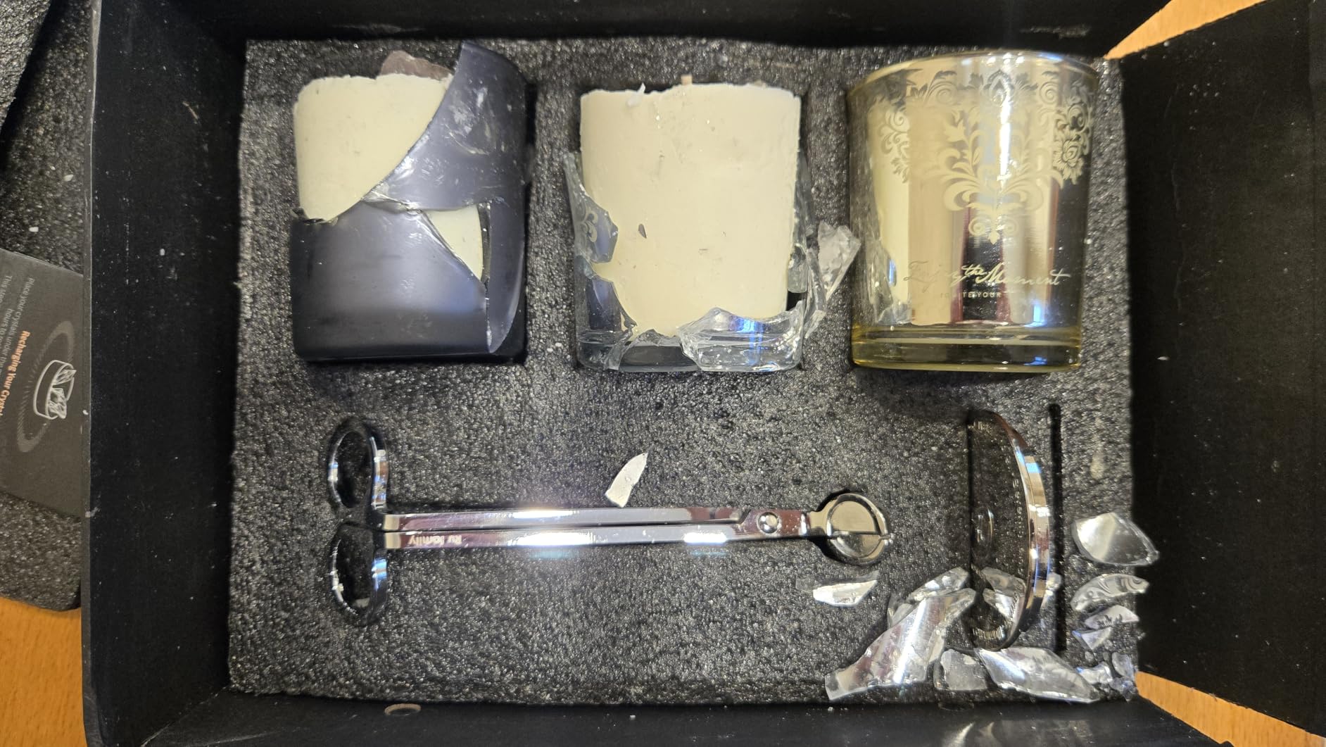 Luxury Candle Gift Set for Women, 3x7oz, Trimmer & Snuffer Lid customer photo 2