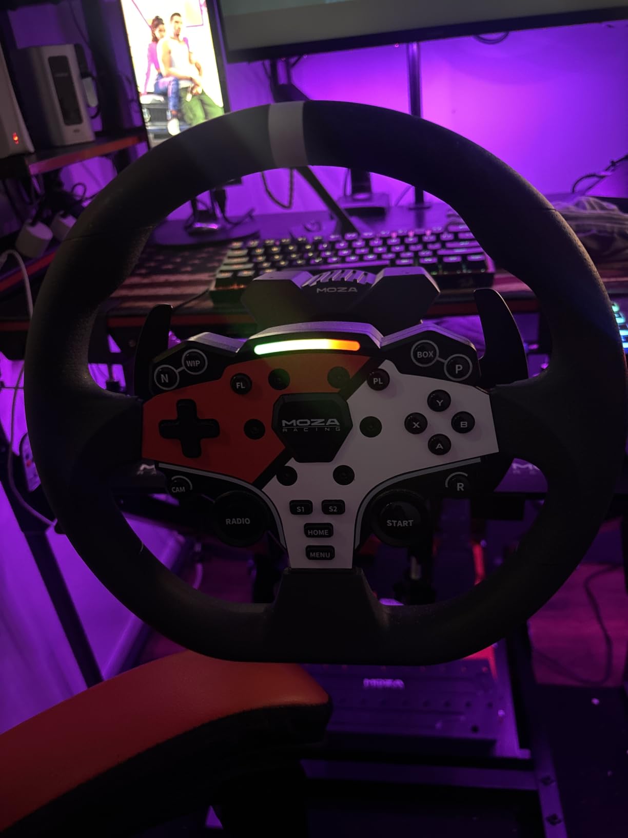 MOZA R3 Bundle Racing Simulator Direct Drive Base, Wheel & Pedal Kit for PC customer photo 2